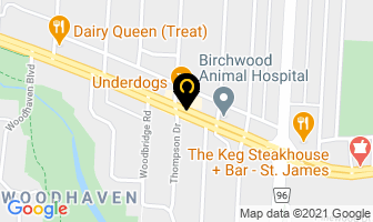 Birchwood Service in Winnipeg map