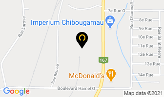 Biron's in Chibougamau map