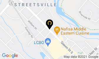 Birth Yoga Studio in Mississauga map