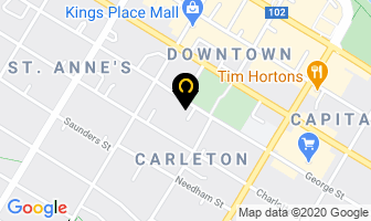 Birthright in Fredericton map