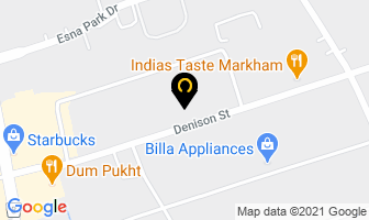 Bishop Graphics in Markham map