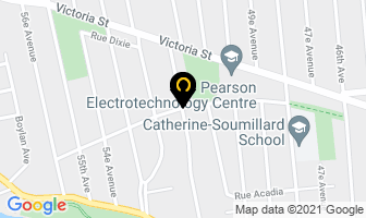 Bishop Whelan Elementary Lester B Pearson School Board in Lachine map