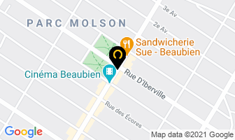 Bistro D&eacute;tour in Montreal map