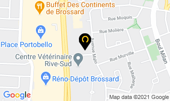 Bistro Du Routier Inc in Brossard map