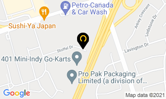 Black & White Auto Repairs & Collision Ltd in Etobicoke map
