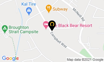 Black Bear Resort Ltd in Port Mcneill map