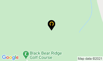 Black Bear Ridge Golf Course in Magog map