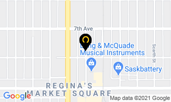 Black Car Executive Service in Regina map