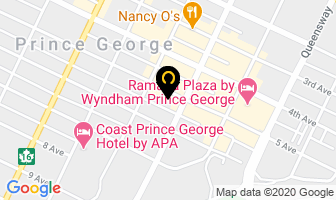 Black Diamond Lanes in Prince George map