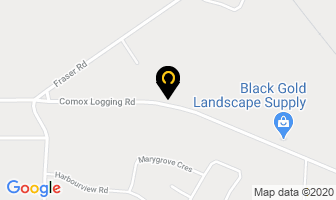 Black Gold Landscape Supply in Courtenay map