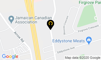 Black Star Fast Shipping in North York map