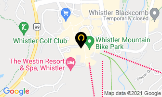 Black Tusk Gallery in Whistler map