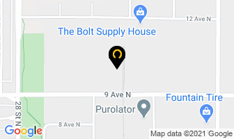 Black Velvet Distilling Company in Lethbridge map
