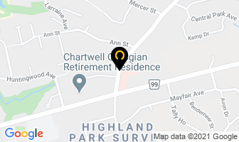 Blackadar Retirement Residence in Hamilton map