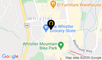 Blackcomb Lodge in Whistler map
