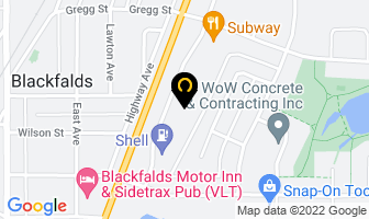Blackfalds Dental Centre in Blackfalds map