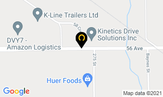 Blackfoot Logistics in Langley map