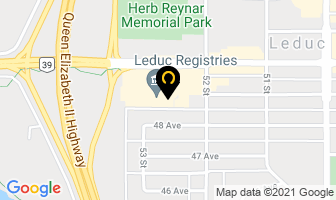 Blackgold Broadcasting in Leduc map