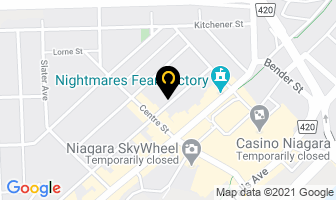 Blackstone Inn in Niagara Falls map