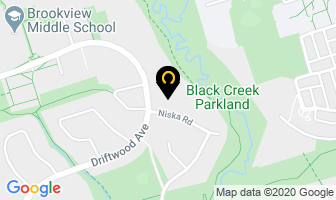 Blackwood Square North in Orillia map