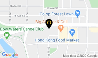 Blain Legal in Calgary map