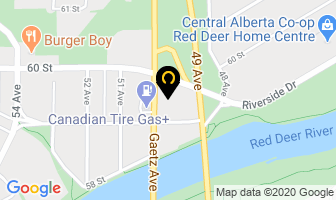 Blaine Dushanek Realtor in Red Deer map