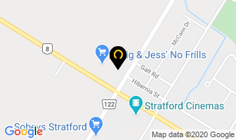 Blaine Sean Dr in Stratford map
