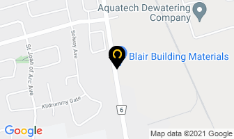 Blair Building Materials Inc in Vaughan map