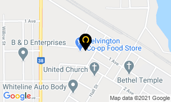 Blair's Kelvington Funeral Home in Courtenay map