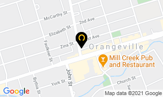 Blamo Designs in Orangeville map