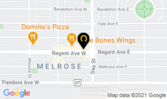 Blaze Ink Tattoos in Winnipeg map