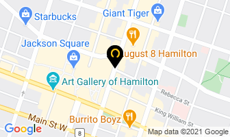 Blazen in Hamilton map