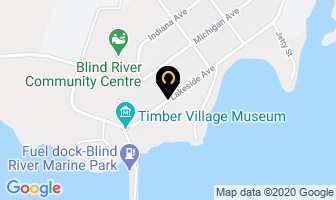 Blessed Kateri Mississauga Reserve in Algoma District map