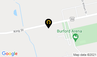 Blessed Sacrament Parish Hall in Burford map