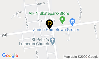 Blessings Community Store in Zurich map