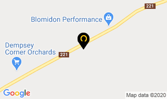 Blomidon Performance in Aylesford map