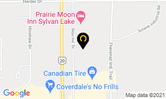 Blondie's Restaurant in Sylvan Lake map