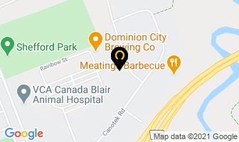 Bloom Microtech in Guelph map