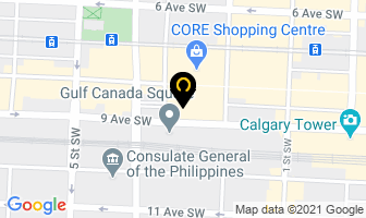Bloomberg Newsroom Calgary in Calgary map