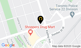 Bloor Kipling Animal Clinic in Etobicoke map