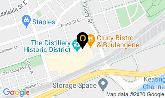 Blossom Lounge in Orillia map