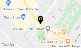 Blossom Shops in Lower Sackville map