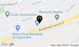 Blue Apple Inc in Saint-Hyacinthe map