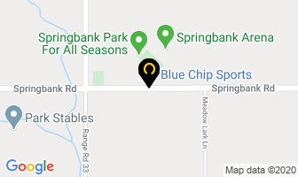 Blue Chip Sports in Calgary map
