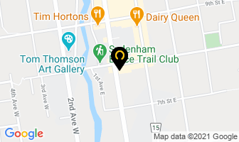 Blue Crane Martial Arts in Owen Sound map