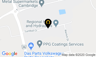 Blue Dog Exteriors in Cambridge map