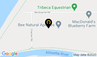 Blue Moon Stables in Vanderhoof map