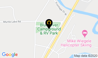 Blue River Campground & R V Park in Blue River map