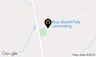 Blue Shield Poly Laminating Inc in Charlie Lake map