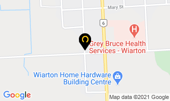 Blue Shores Heating & Air Conditioning in Wiarton map